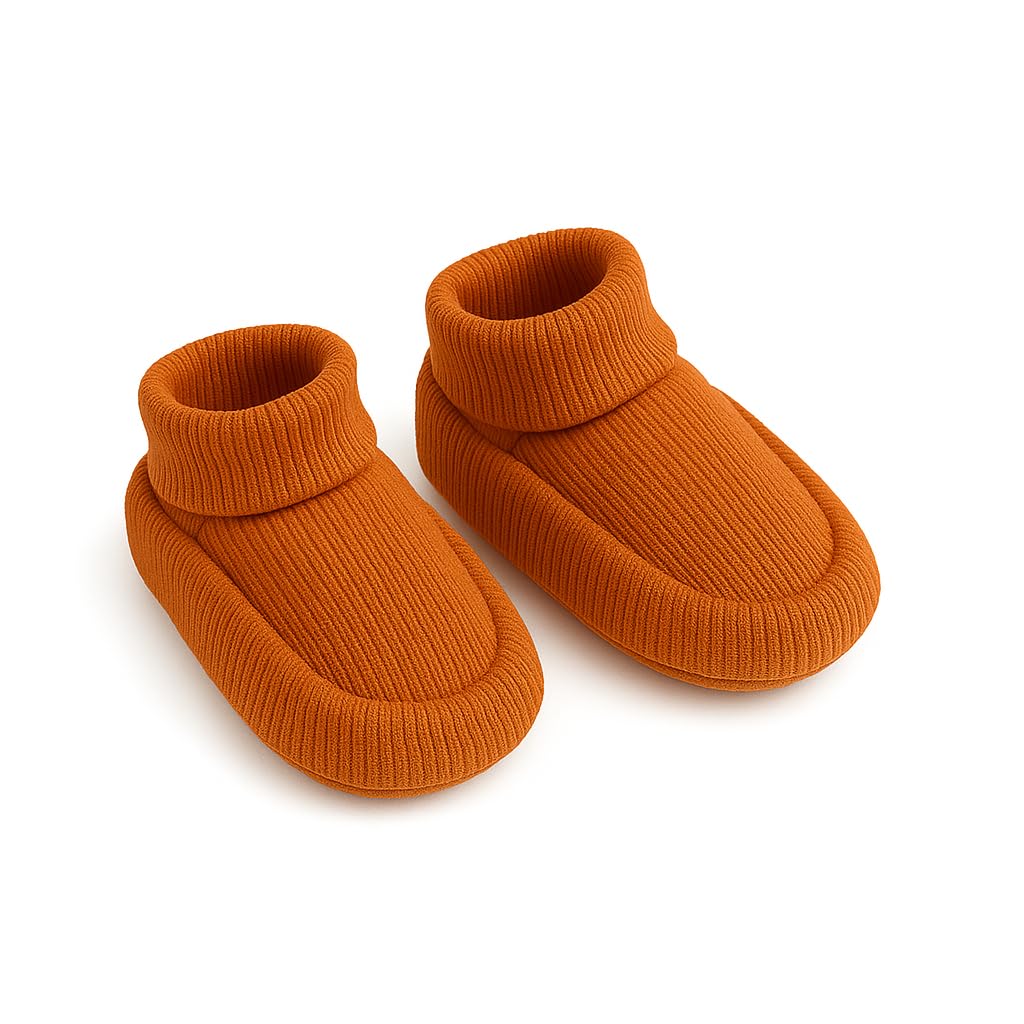 Generisch Baby Krabbel- Hausschuhe - Schuhe Neugeborene - Baumwolle - Diverse Farben - Mädchen - Jungs