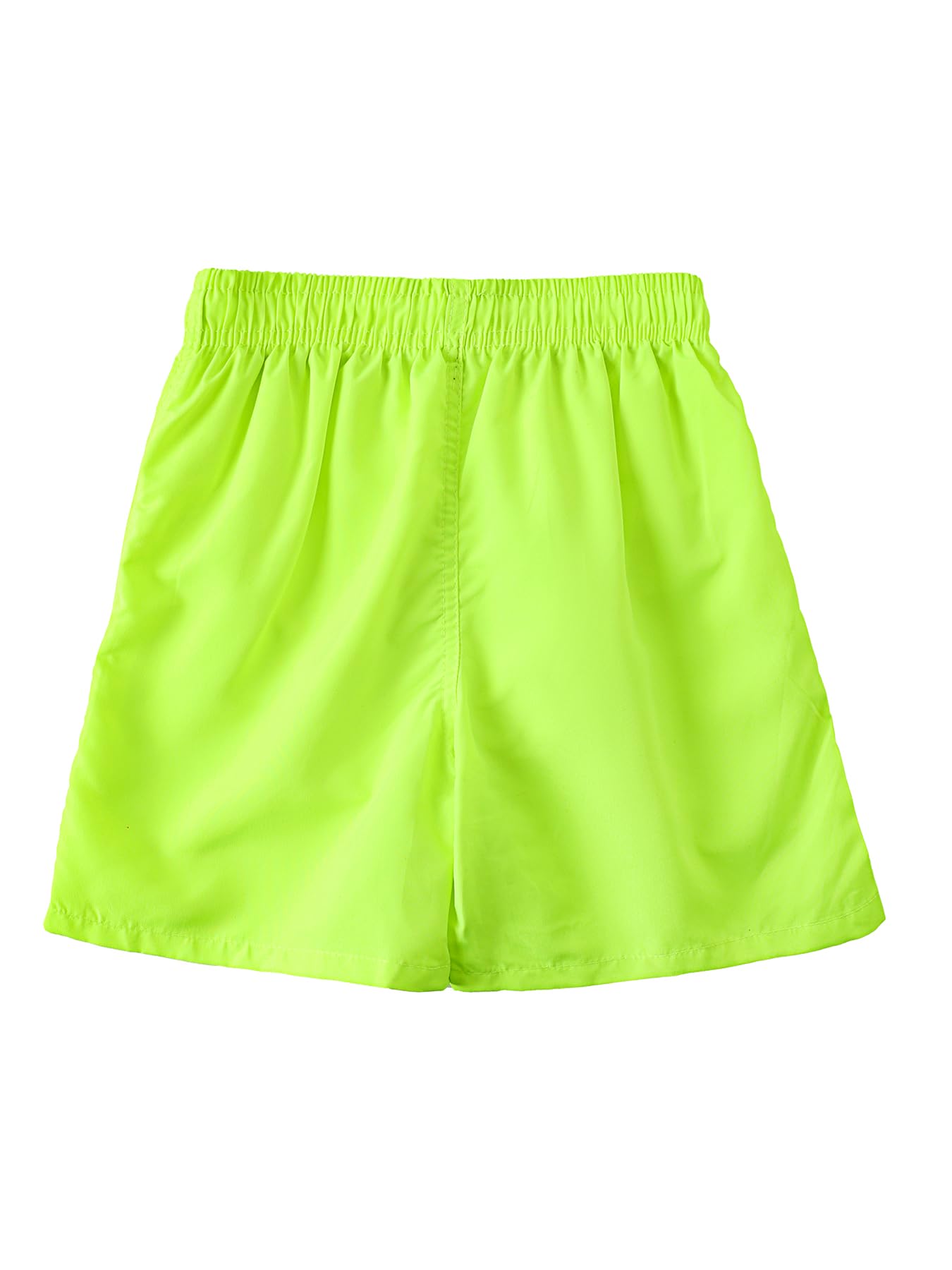 SERENYOU Boys' Board Shorts Children's Pattern Changing Swimming Shorts with Mesh Lining
