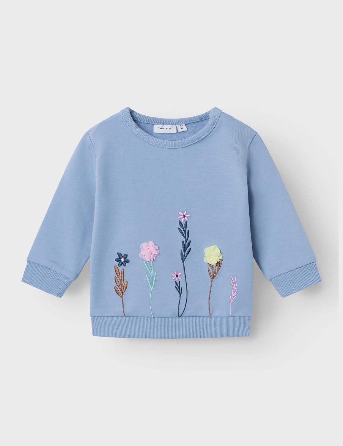 NAME IT Baby-Mädchen Nbfkamine Ls Sweat Unb Sweatshirt