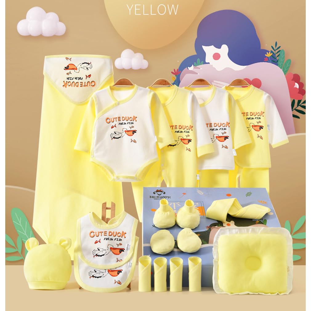 DorkasDE Baby Kleidungpaket Neugeborene Kleidung Set Baby Geschenkset für Baby 0-3 Monate