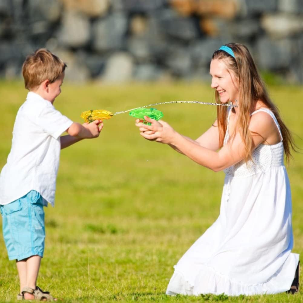 12 Stück wasserpistole klein Mini wasserspritzpistole Kinder spritzpistole Wasser hundeerziehung Sommer Spielzeug Garten Pool Party Mitgebsel für Kinder