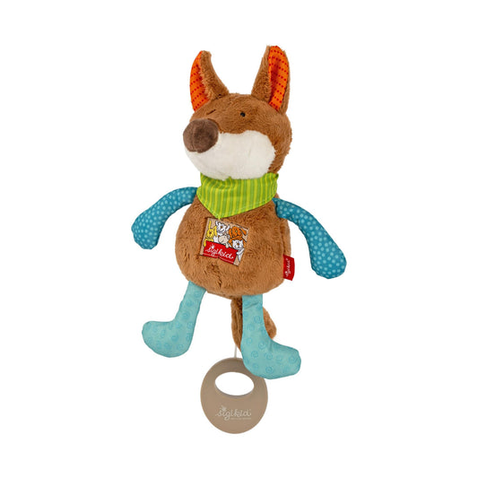 SIGIKID 40356 Music Box Rabbit Music Girls and Boys Baby Toy Recommended from Birth Multi-Coloured