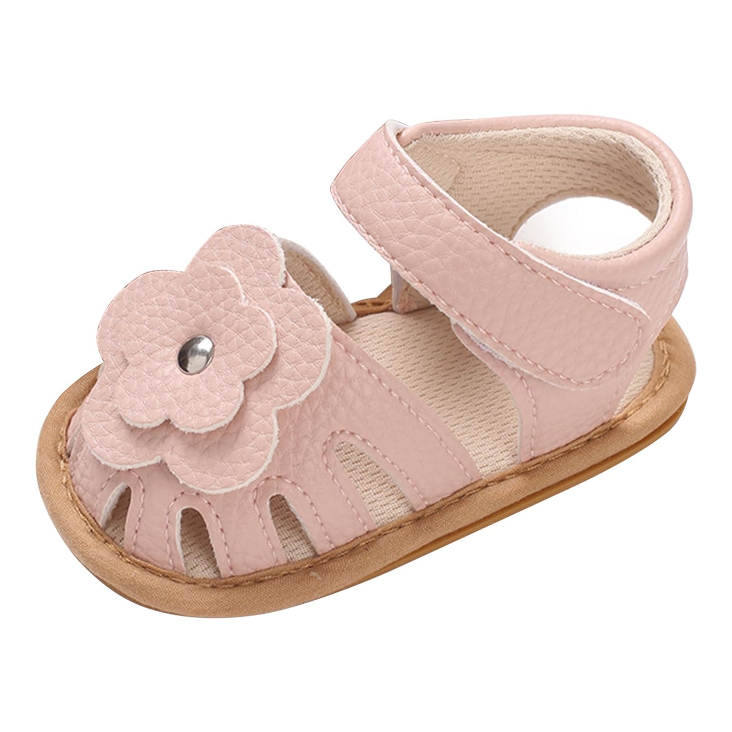 MASOCIO Babyschuhe Mädchen Sandalen Sommer Schuhe Flach Gummi Rutschfest