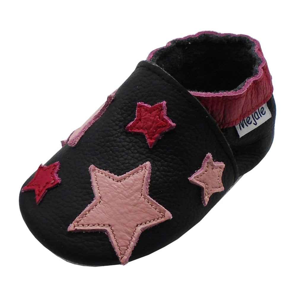 Mejale Leather Baby Shoes First Walking Shoes Crawling Shoes Toddler Children's Shoes Slippers