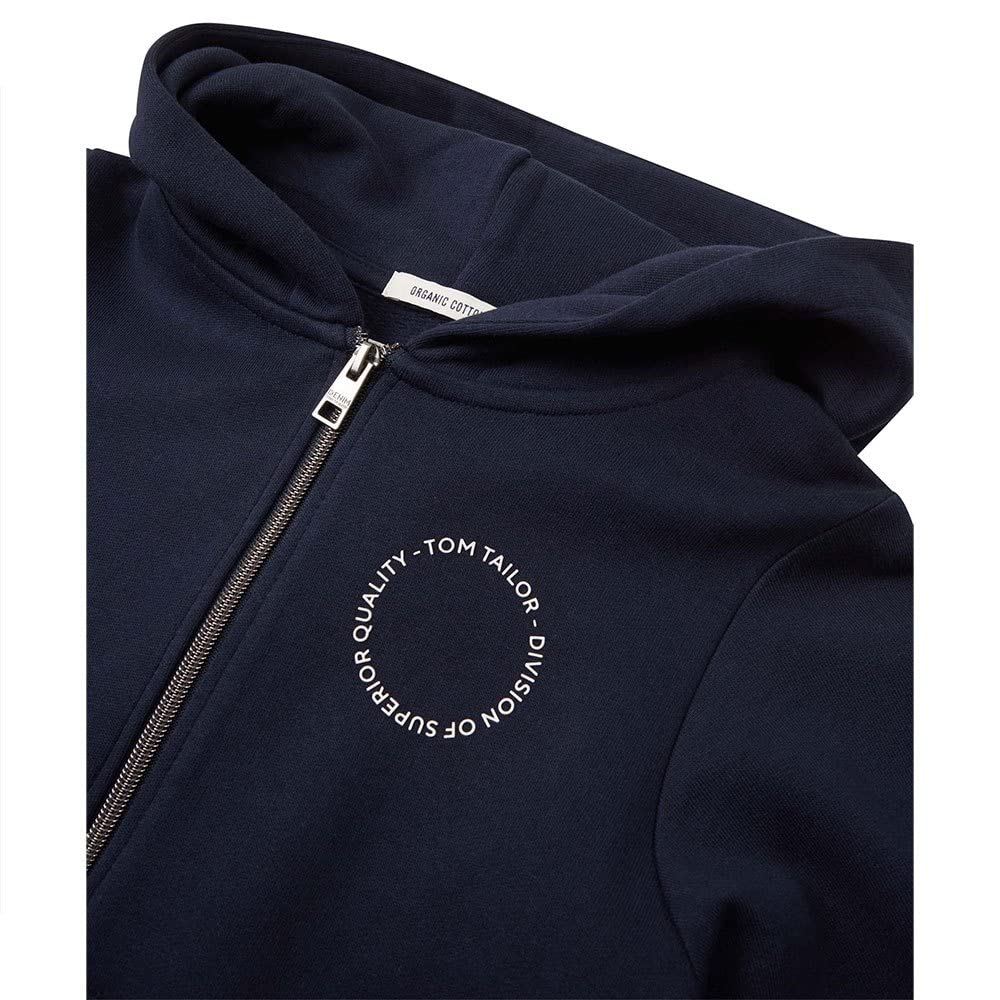 TOM TAILOR Boys Children's Sweat Jacket with Print Made of Organic Cotton