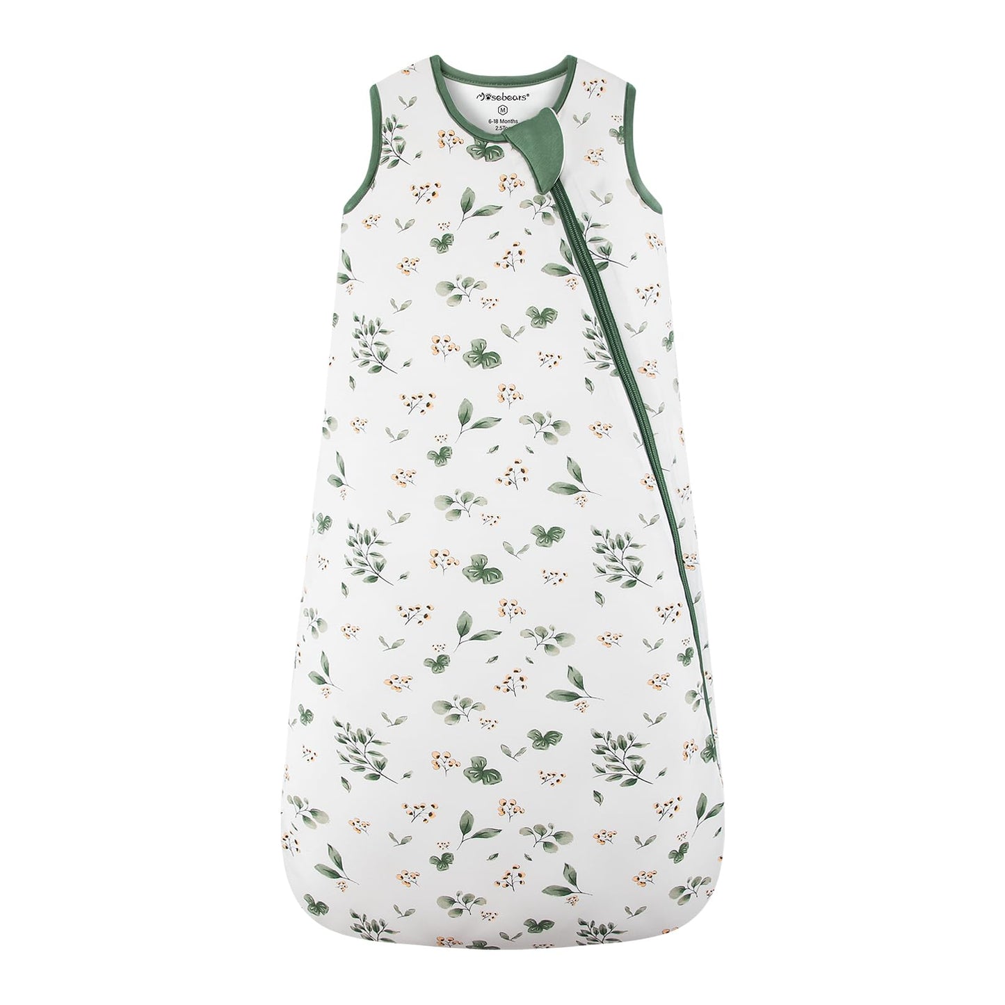 Mosebears Winter Sleeping Bag Baby 2.5 Tog, Bamboo Fibre Baby Sleeping Bag, Extremely Soft and Warm L (18-36 Months)