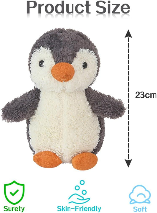 Kuscheltier Pinguin, 23 cm Plüschtier für Kinder, Flauschiger Stofftier zum Kuscheln und Spielen, Süße Plüschtiere, Pinguin Plushie, Kuscheltiere Mädchen, Stuffed Animals für Jungen Mädchen Geschenke