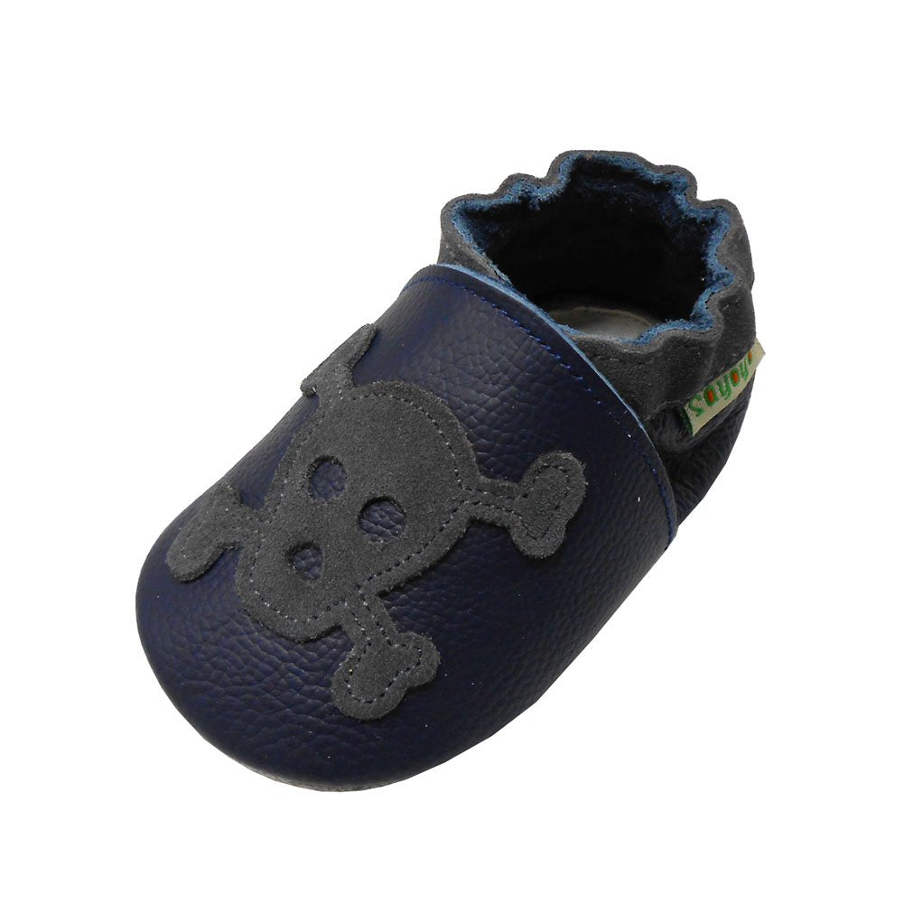 SAYOYO Weiche Leder Babyschuhe für das Laufen und Krabbeln