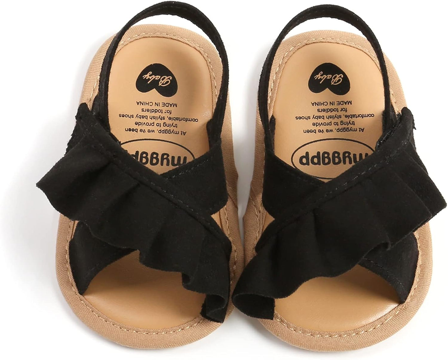 RVROVIC Babyschuhe für Jungen und Mädchen – Premium Weiche Anti-Rutsch Gummisohle für Säuglinge – Sommer Outdoor Sandalen für Kleinkind Erste Walker