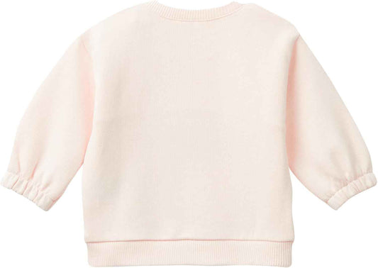 United Colors of Benetton Unisex Baby Maglia G/C M/L 3J70A1058 Hooded Sweatshirt, Pink, 56 cm, pink