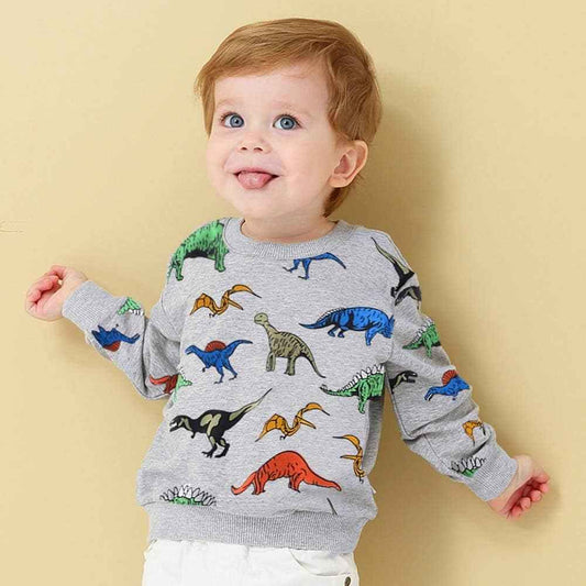 Little Hand Baby Boys' Sweatshirt, Warm Children's Jumper, Streetwear, Outerwear, 1-7 Years - 116