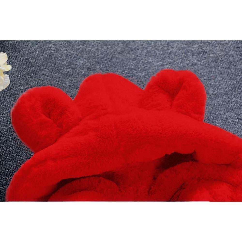 Angel ZYJ Girls' Fur Coat Winter Jacket Faux Fur Jacket Baby Girls Autumn Winter Coat Warm Jacket with Hood Wool Coat Hooded Jacket