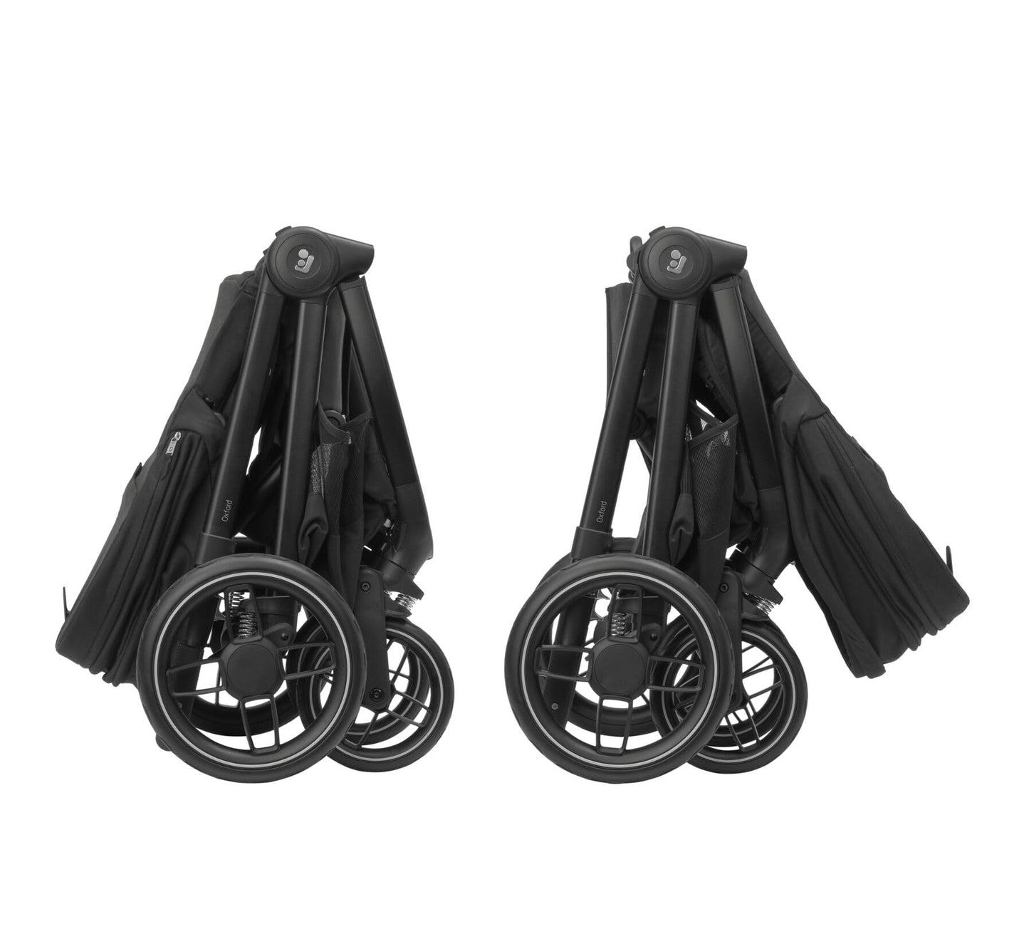 Maxi-Cosi Oxford Plus Baby Stroller 2 in 1 Set with Carrycot 0-4 Years 0-22kg Compact Folding Soft Suspension 3 Reclining Positions 10kg Storage Basket Twillic Graphite