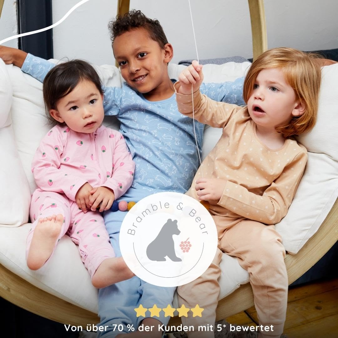 Bramble & Bear (3er-Pack) weiche Leggings für Babys und Kleinkinder – sanfte Unisex Leggings für 0-3 Jahre
