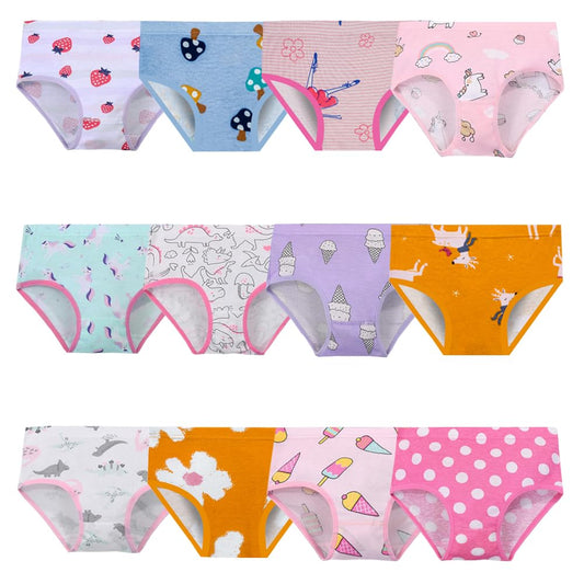 JackLoveBriefs Girls' Underwear Comfortable Briefs Cotton