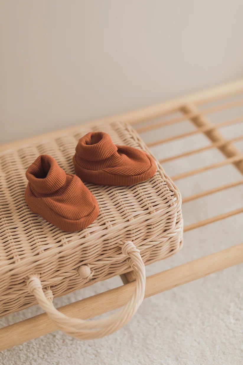 Generisch Baby Krabbel- Hausschuhe - Schuhe Neugeborene - Baumwolle - Diverse Farben - Mädchen - Jungs