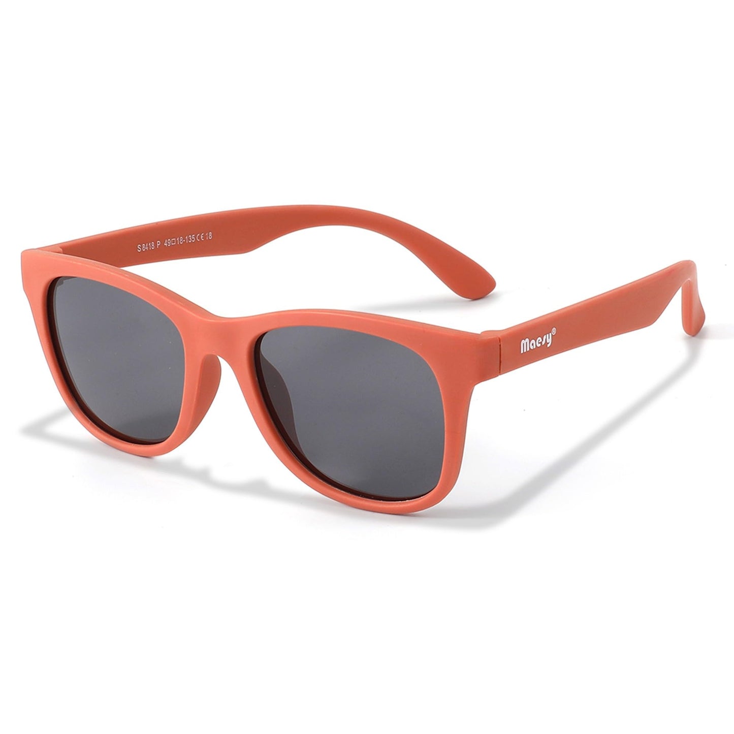 Maesy Yuki Children's Sunglasses for 6-12 Years, UV400 Polarised Protection, Flexible and Flexible Frame, Safe and Comfortable Sunglasses for Children