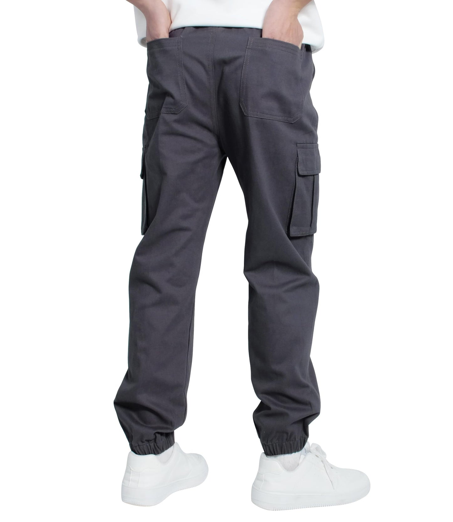 LAUSONS Hosen für Jungen Cargohose Kinder Hose Cargo Jogginghose Freizeithose mit Gummizug