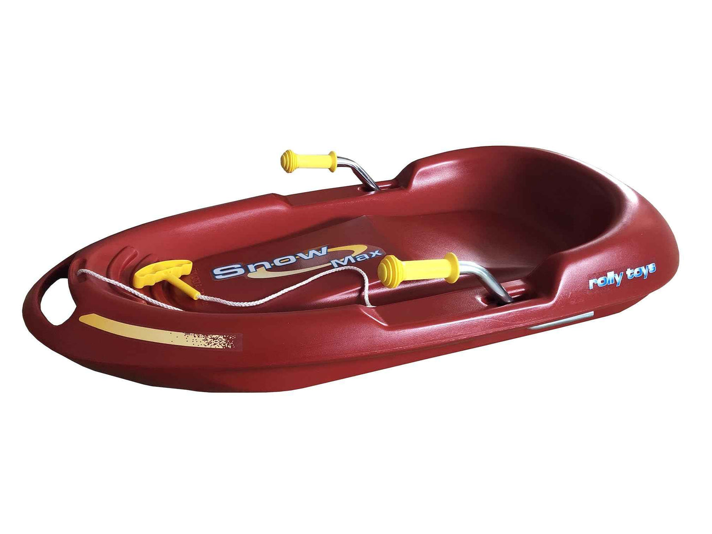 Rolly Toys rollySnow Max (Alter ab 3 Jahre, Farbe Rot, ergonomischer Sitz, mit zwei Bremsen, belastbar bis 100 kg) 200115