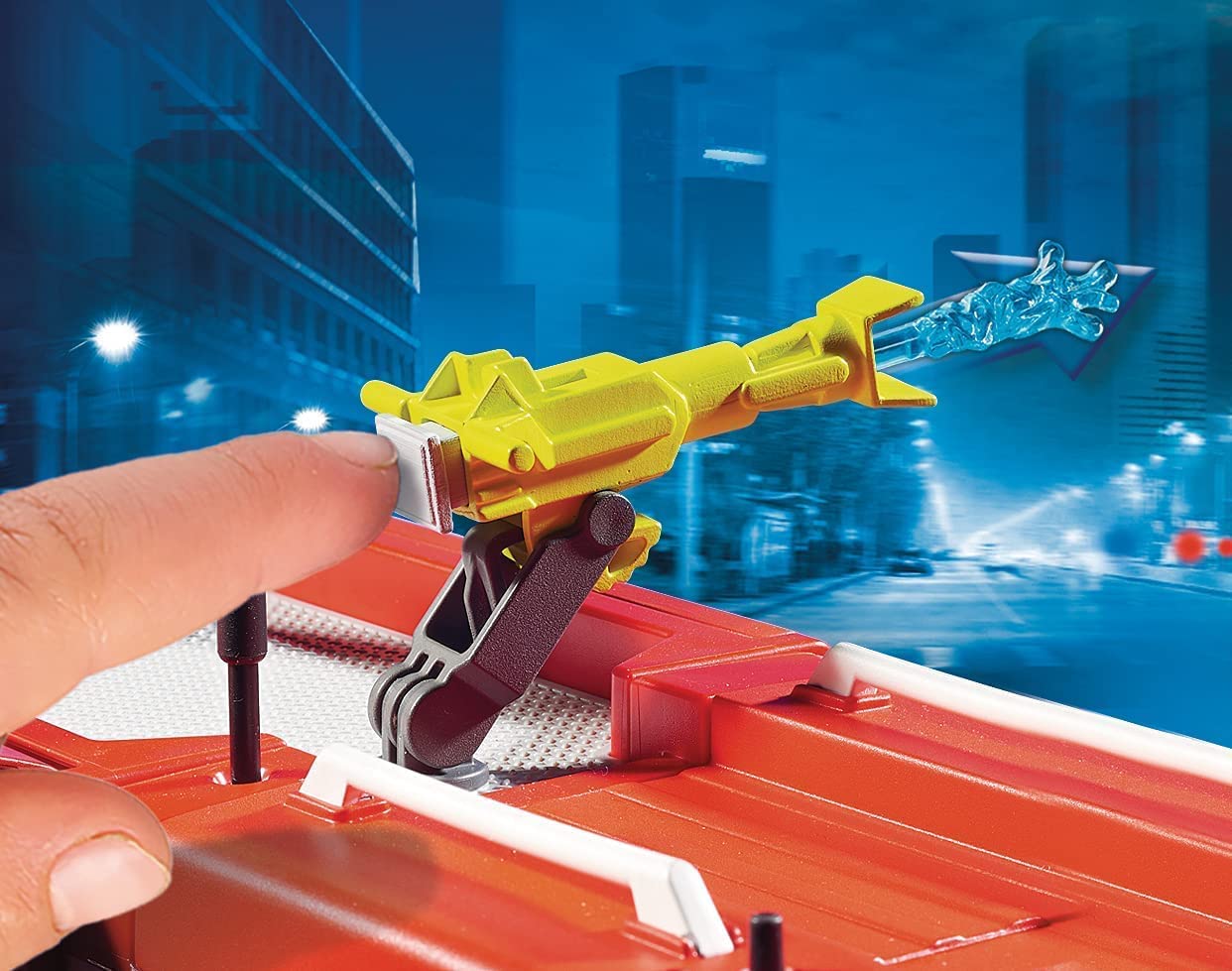 PLAYMOBIL City Action 9464 Feuerwehr-Rüstfahrzeug mit Licht und Sound, Ab 5 Jahren