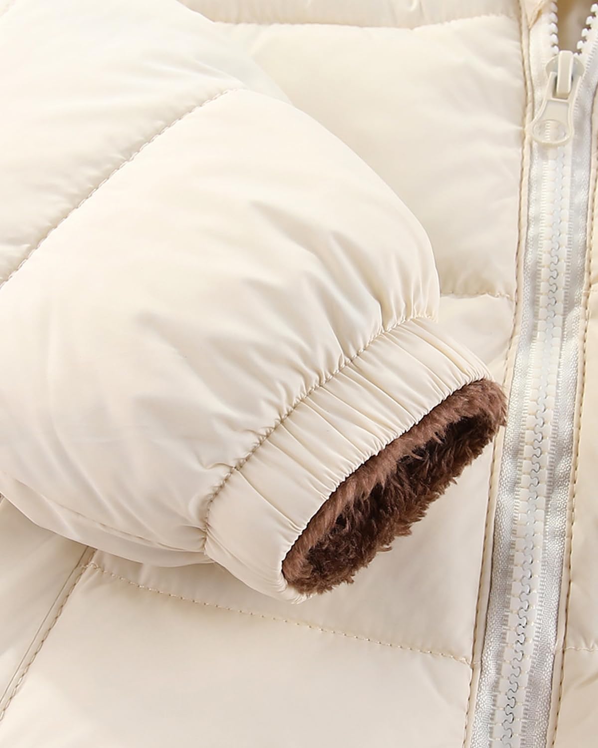 Baby Winter Fleece Coat Kids Boys Jacket Outwear Girls Padded Clothing