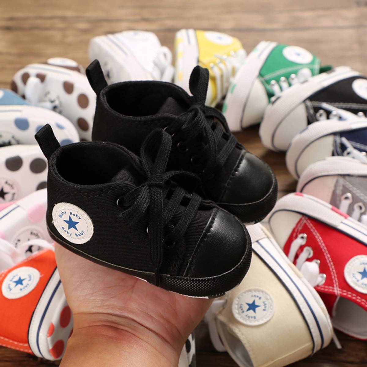 DEBAIJIA Babyschuhe Lauflernschuhe 0-18M Leichtes Atmungsaktives rutschfest für Jungen und Mädchen