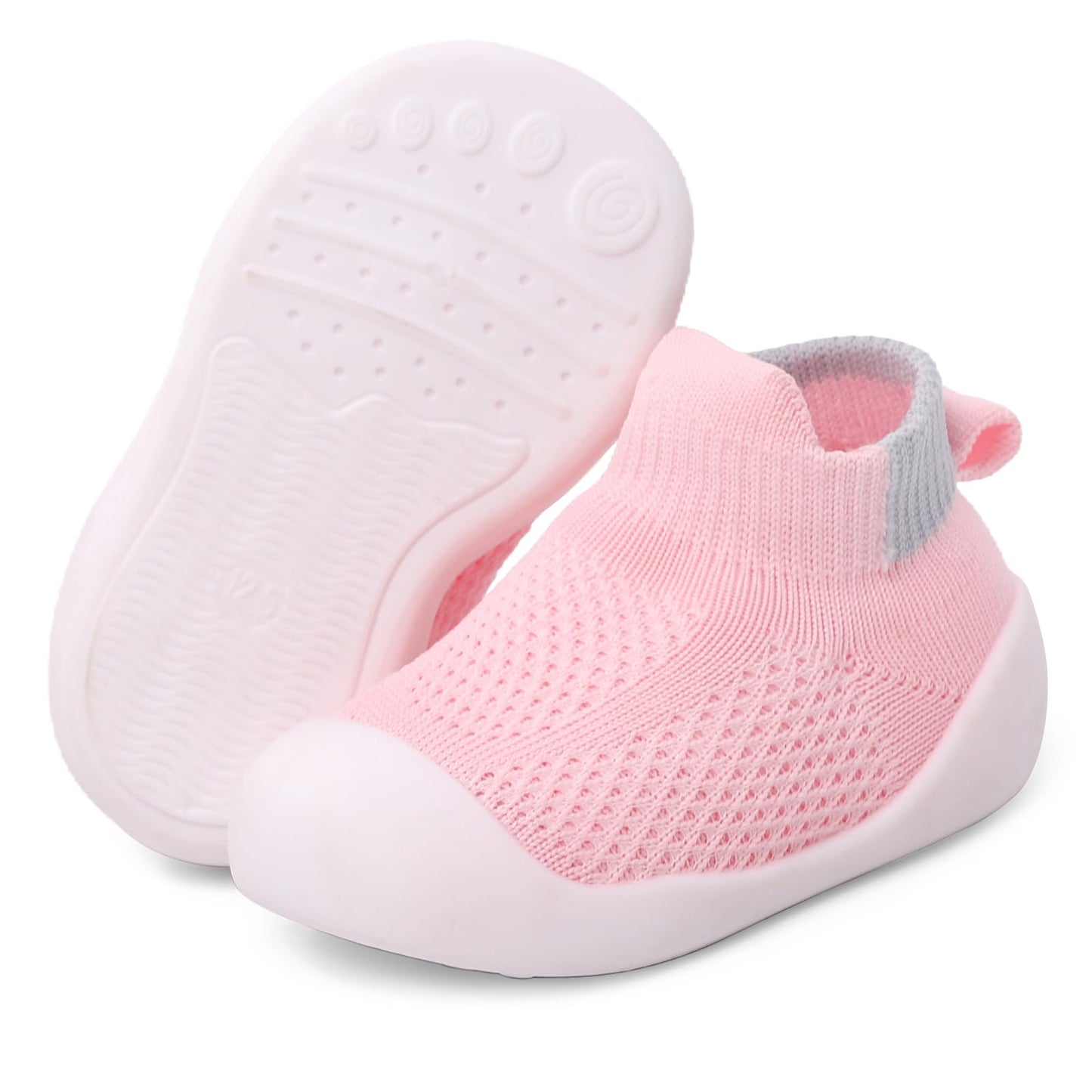 LACOFIA Babyschuhe für Mädchen und Jungen - Atmungsaktive Krabbelschuhe mit rutschfester Gummisohle für Kleinkinder