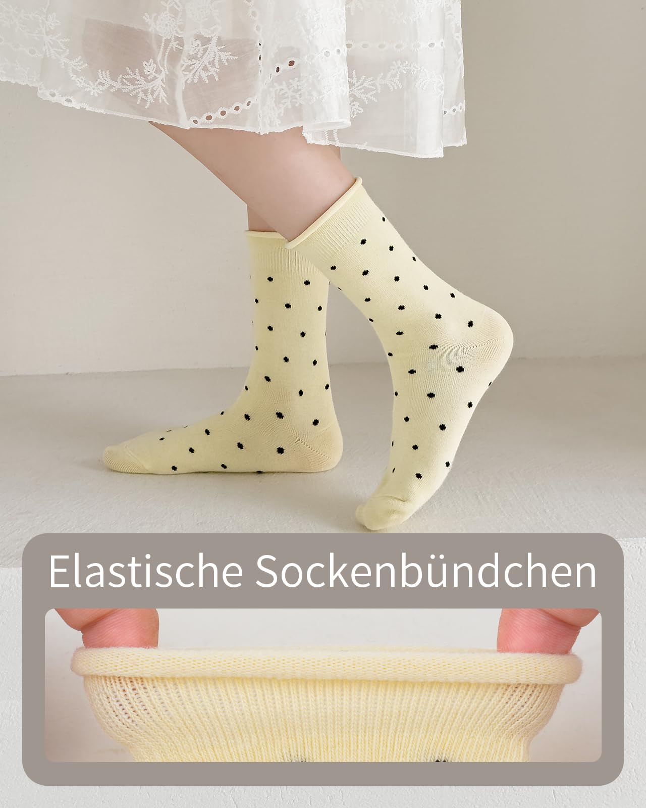 Kyopp 10 Paar Socken Kinder Mädchen und Jungen Funny Socken Lustig Animals Cotton Socken Crew Socks Winter/Sommer