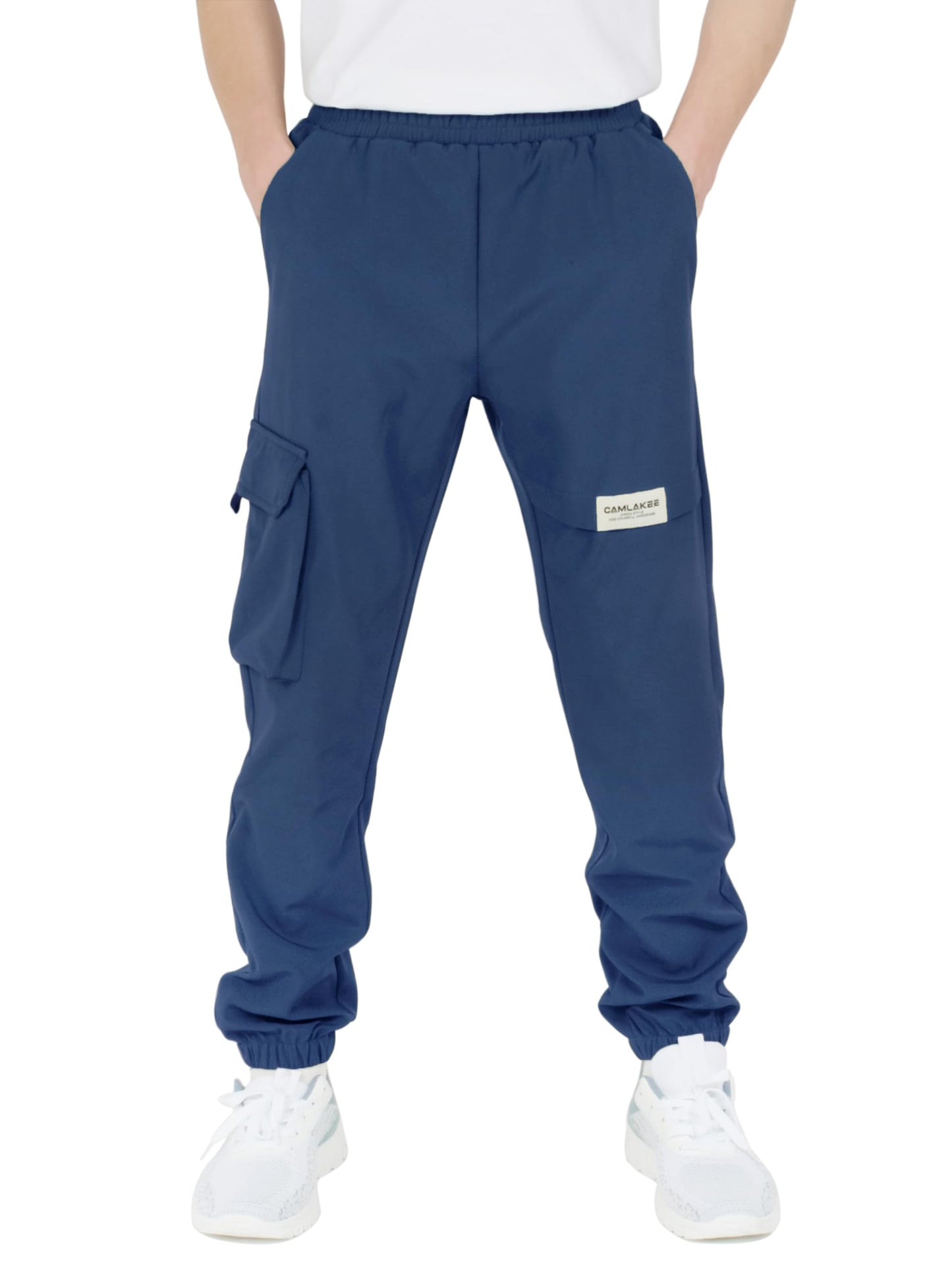 CAMLAKEE Hiking Trousers Children's Waterproof Trekking Trousers Boys Outdoor Trousers Boys Cargo Trousers