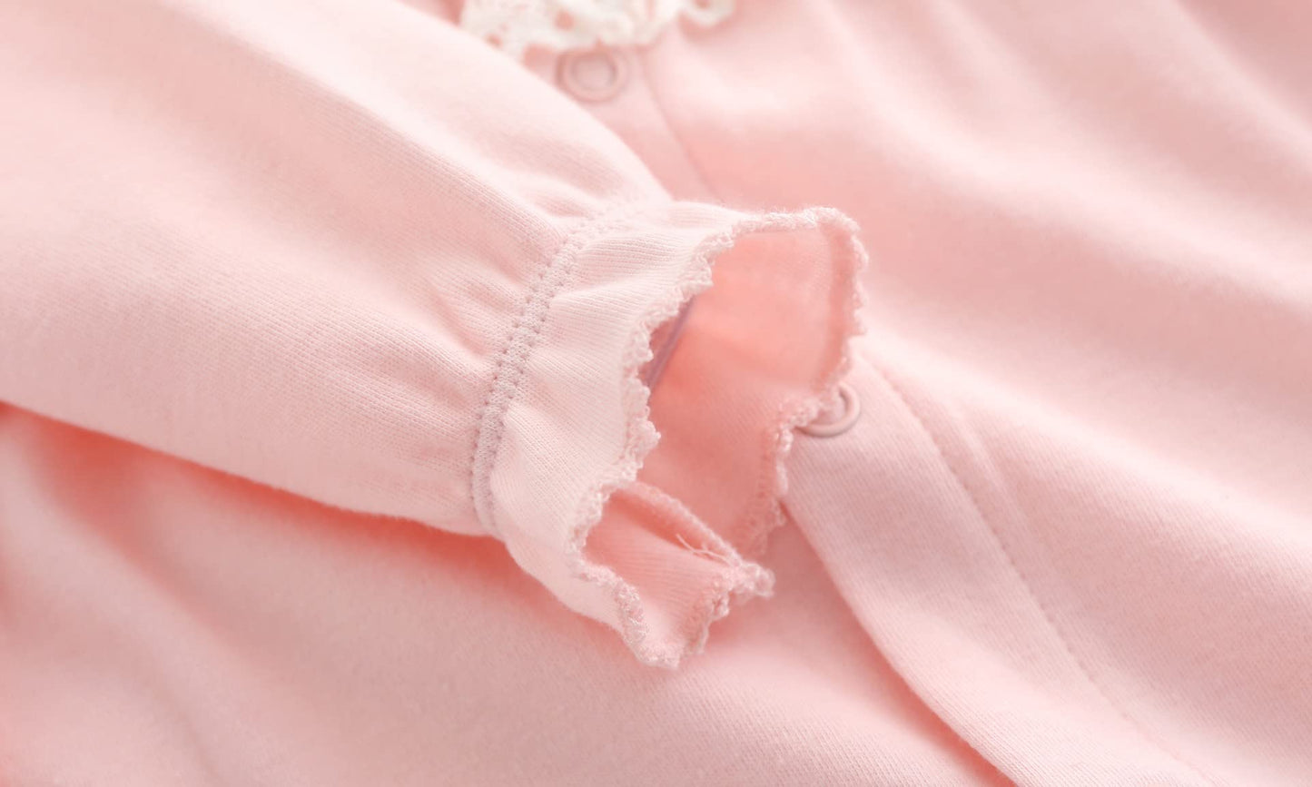KIDDLETOWN Baby Pajamas, Rompers Newborns, Baby Sleep Rompers, Baby Rompers Long Sleeves, Baby Pajamas, Baby Clothes Girls, Baby Pajamas Cotton, Pajamas for Girls Young