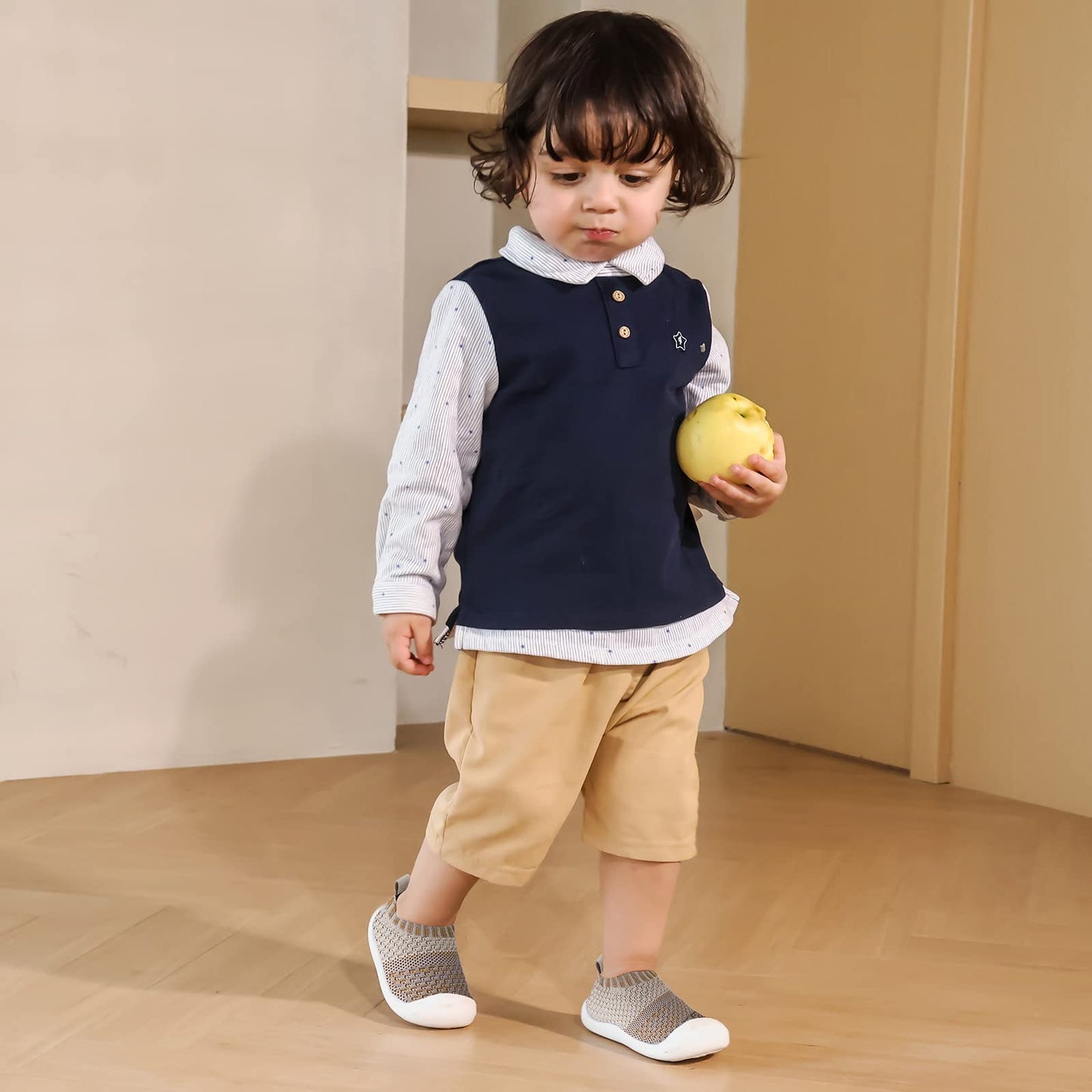 MK MATT KEELY Babyschuhe für Jungen - Sanfte Mesh atmungsaktive Lauf- und Krabbelschuhe für Babys 0-4 Jahre