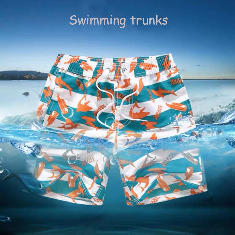 FedMois Jungen Badeshorts Schnelltrocknend Kinder Badehose Schwimmshorts
