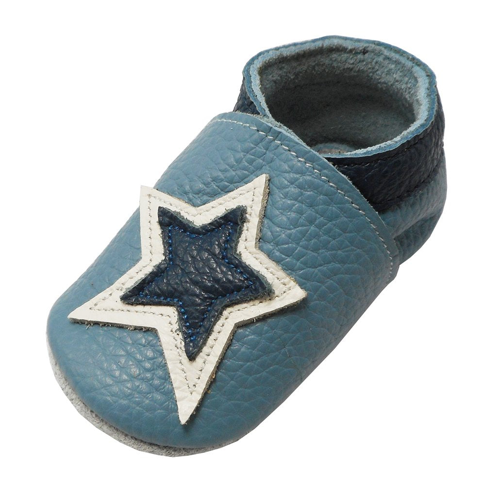 YIHAKIDS Crawling Shoes Baby Shoes First Walking Shoes Boys Girls Moccasins Soft Suede Soles Toddler Leather Shoes Slippers Learning Running Shoes