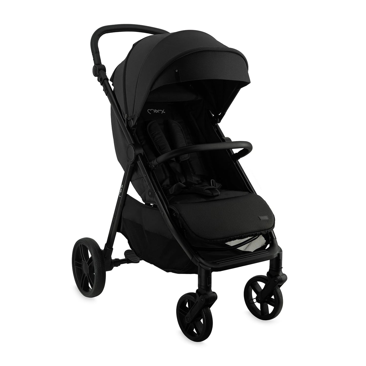MoMi Kinderbuggy CLARA, Kinderwagen ab dem 6. Lebensmonat, bis 22 kg Körpergewicht, 5-Punkt-Sicherheitsgurt, Fußsack, Getränkehalter, Einkaufskorb, Wickeltasche, Insekten- und Regenschutz