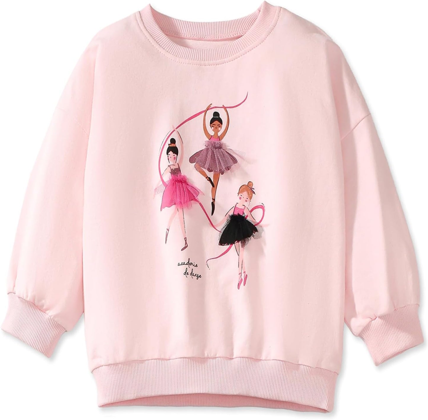 Mädchen Pullover für Kinder Langarmshirt Baumwolle Sweatshirt Winter Kleidung Langarm Tops 1-7 Jahre