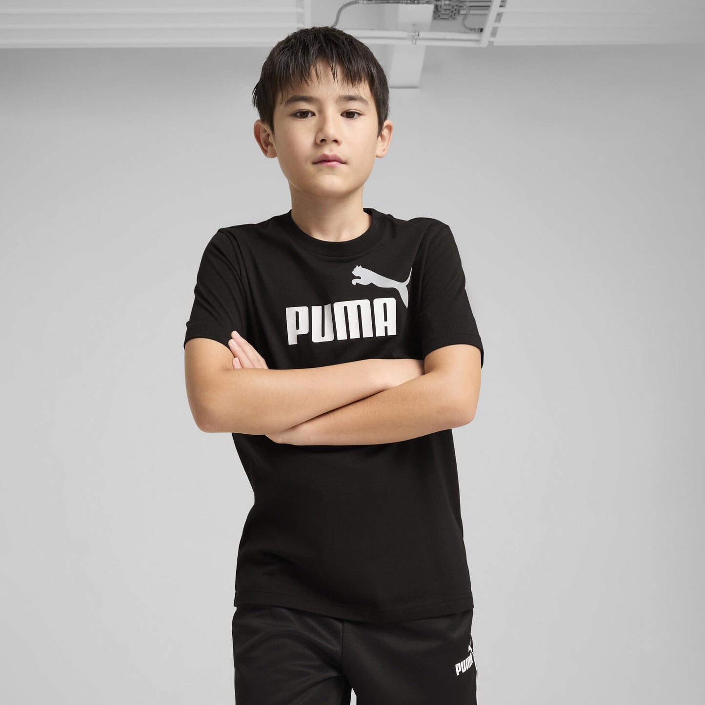 PUMA Jungen ESS 2 Color No.1 Logo Tee B T-Shirts (1er Pack)