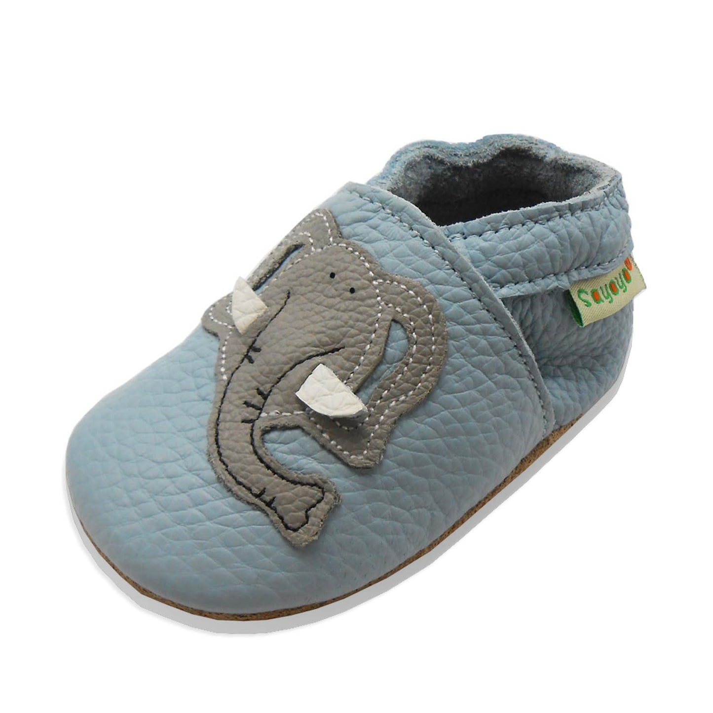 SAYOYO Weiche Leder Babyschuhe für das Laufen und Krabbeln