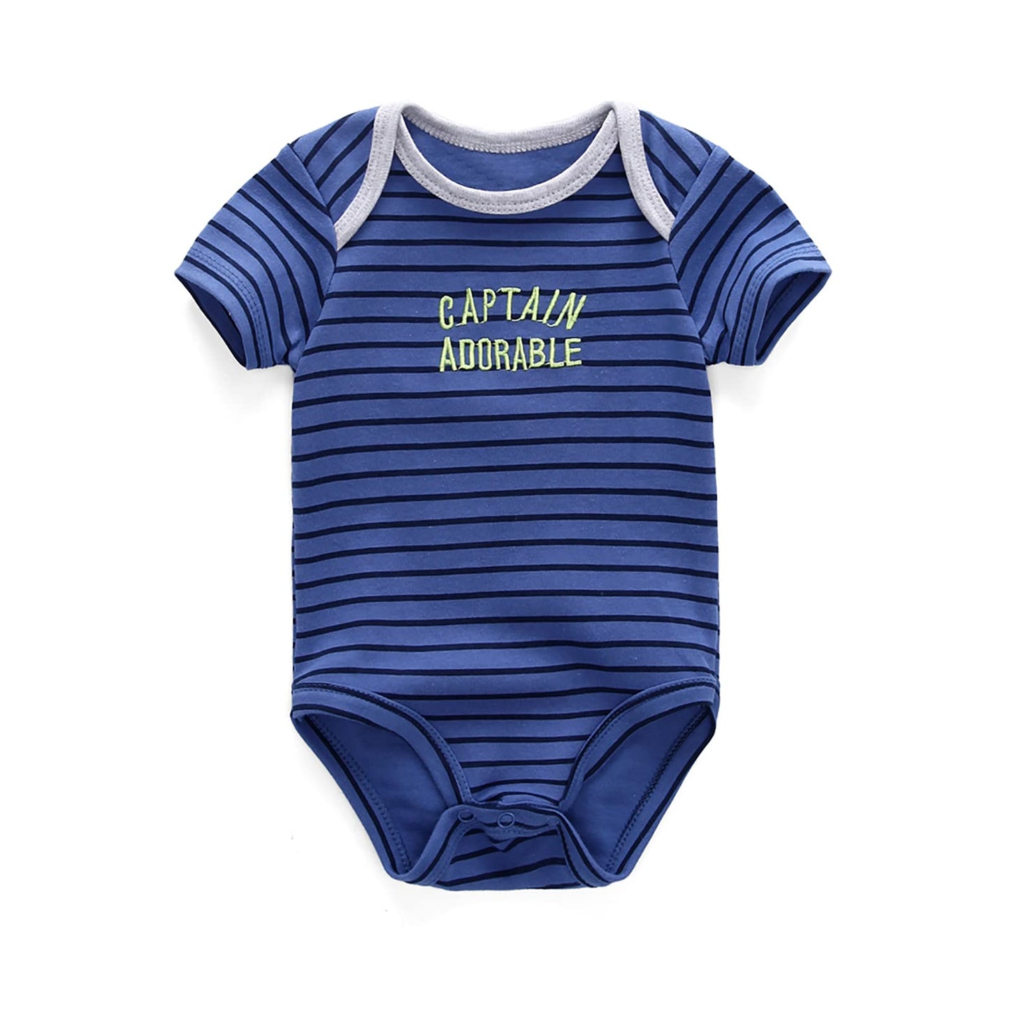 TONE Bodysuits Short Sleeve for Newborn Baby Boys and Girls 0-3m/3-6m/6-9m/9-12m Cotton