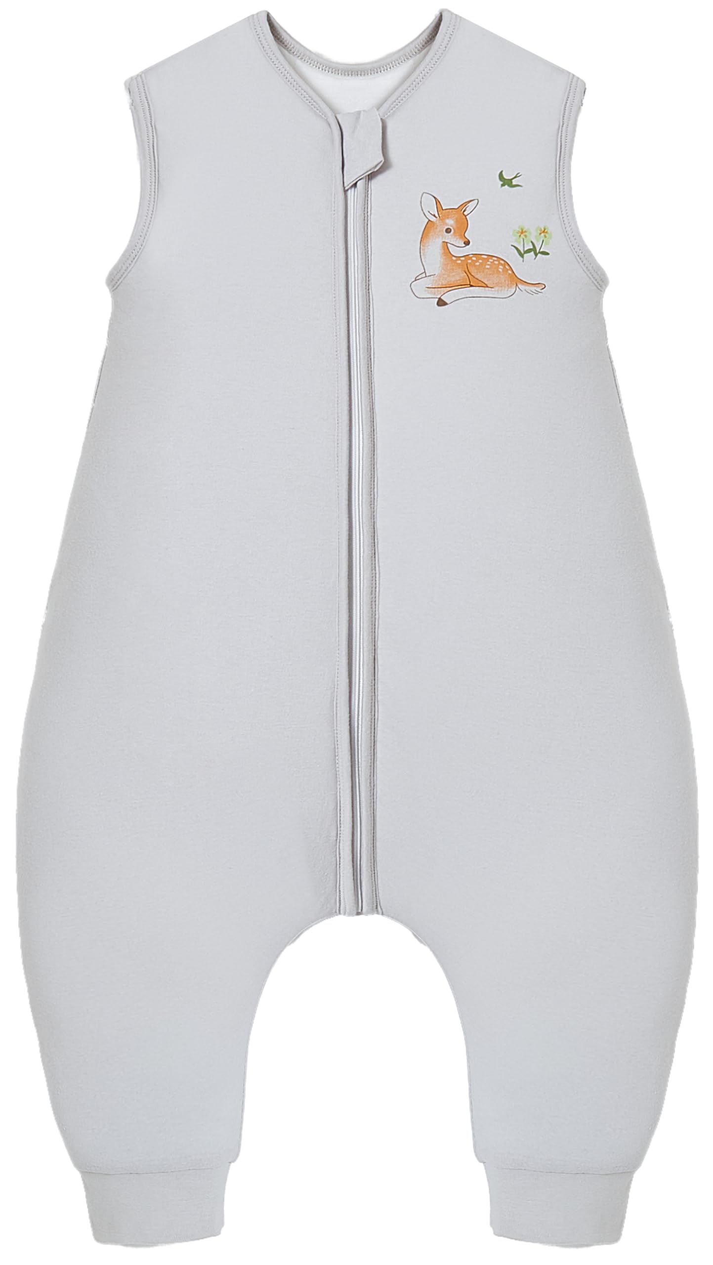 Chilsuessy Baby Sleeping Bag with Legs, 2.5 Tog All-Season Sleeping Bag (CPC Certification) for Infants, Children, Dinosaur Park, 80 cm, Baby Height 90–100 cm