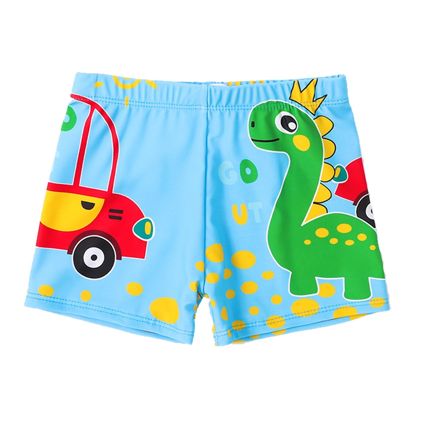 NautySaurs Pack of 2 Boys Swimming Shorts 5-13 Years Large Boys Swimwear Dinosaur Kids Swimming Trunks