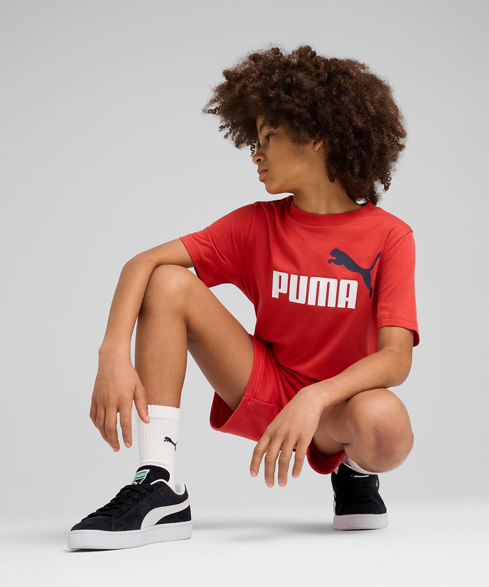 PUMA Jungen ESS 2 Color No.1 Logo Tee B T-Shirts (1er Pack)