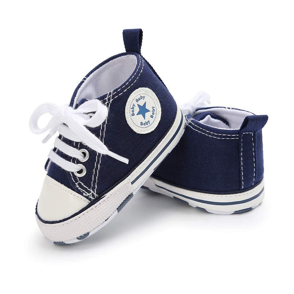 Geagodelia Baby Lauflernschuhe Weiche Krabbelschuhe Babyschuhe für Kleinkind Jungen Mädchen FX-12102