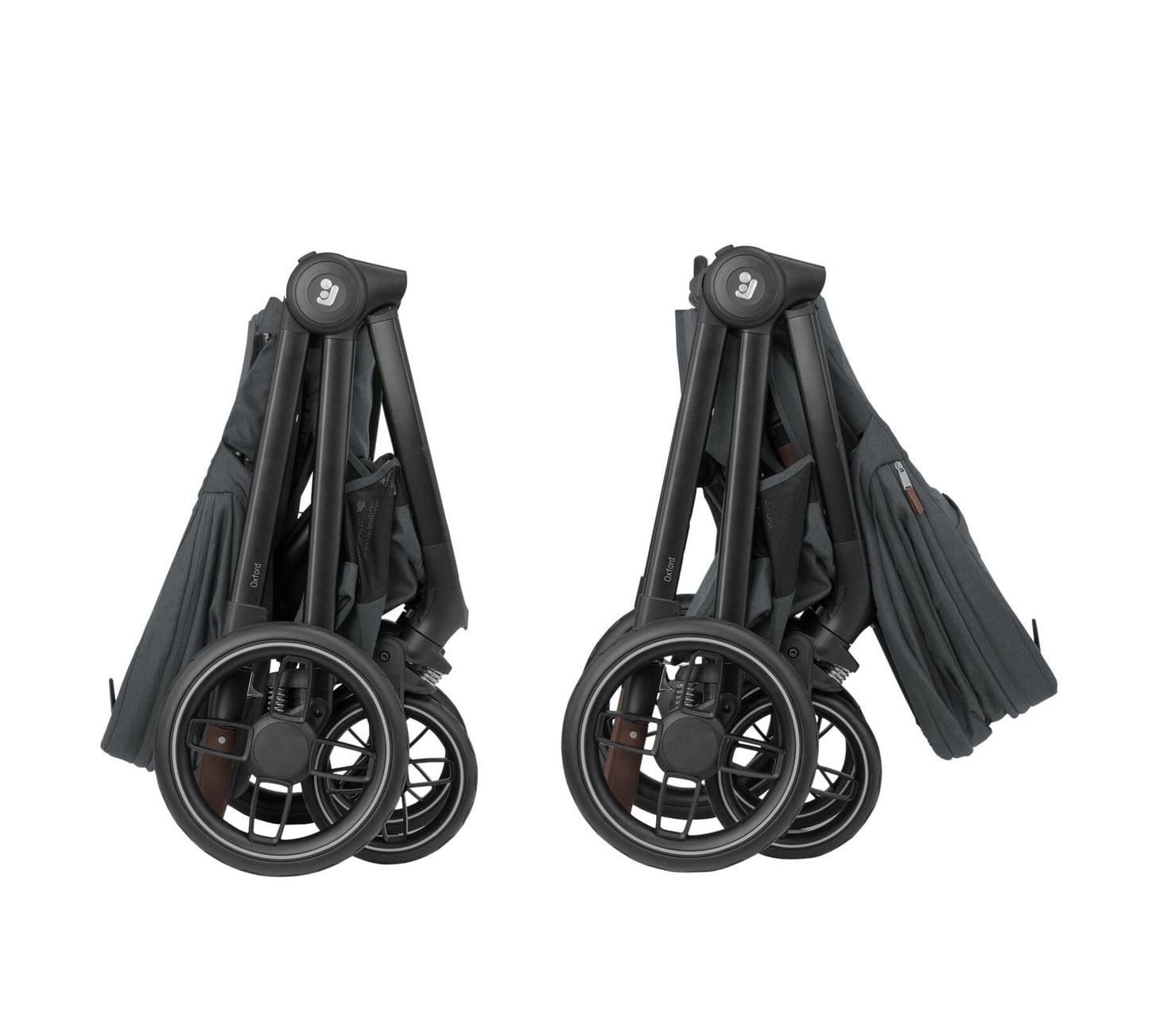 Maxi-Cosi Oxford Plus Baby Stroller 2 in 1 Set with Carrycot 0-4 Years 0-22kg Compact Folding Soft Suspension 3 Reclining Positions 10kg Storage Basket Twillic Graphite