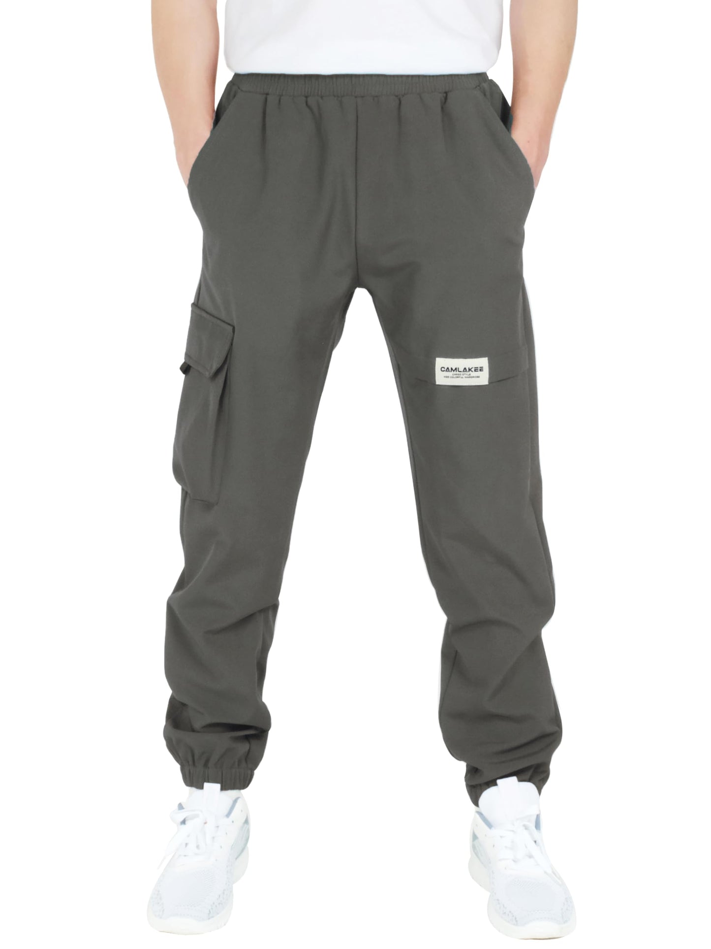 CAMLAKEE Hiking Trousers Children's Waterproof Trekking Trousers Boys Outdoor Trousers Boys Cargo Trousers