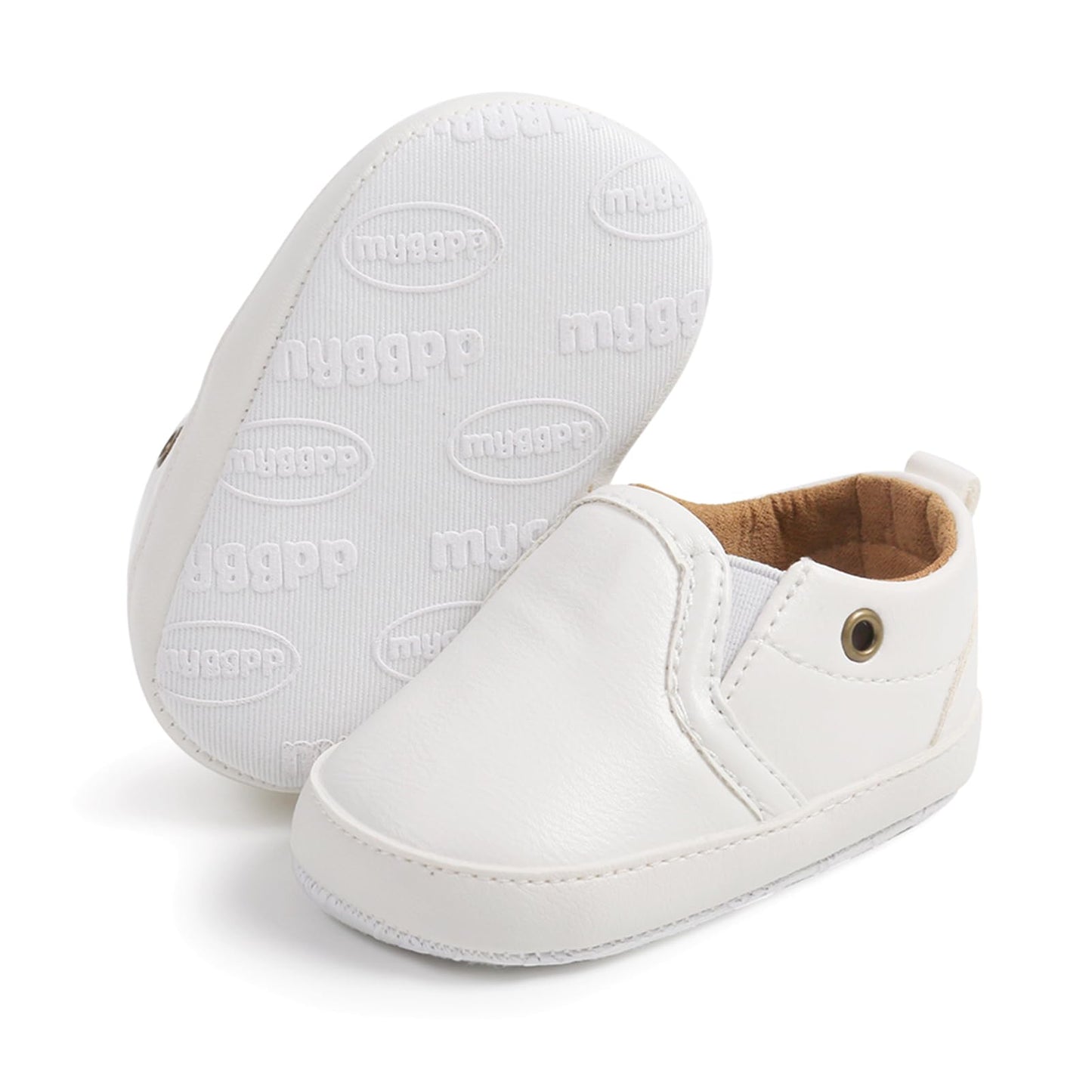 RVROVIC Babyschuhe Anti-Rutsch Oxford Loafer Flats für Jungen und Mädchen aus PU Leder mit weicher Sohle