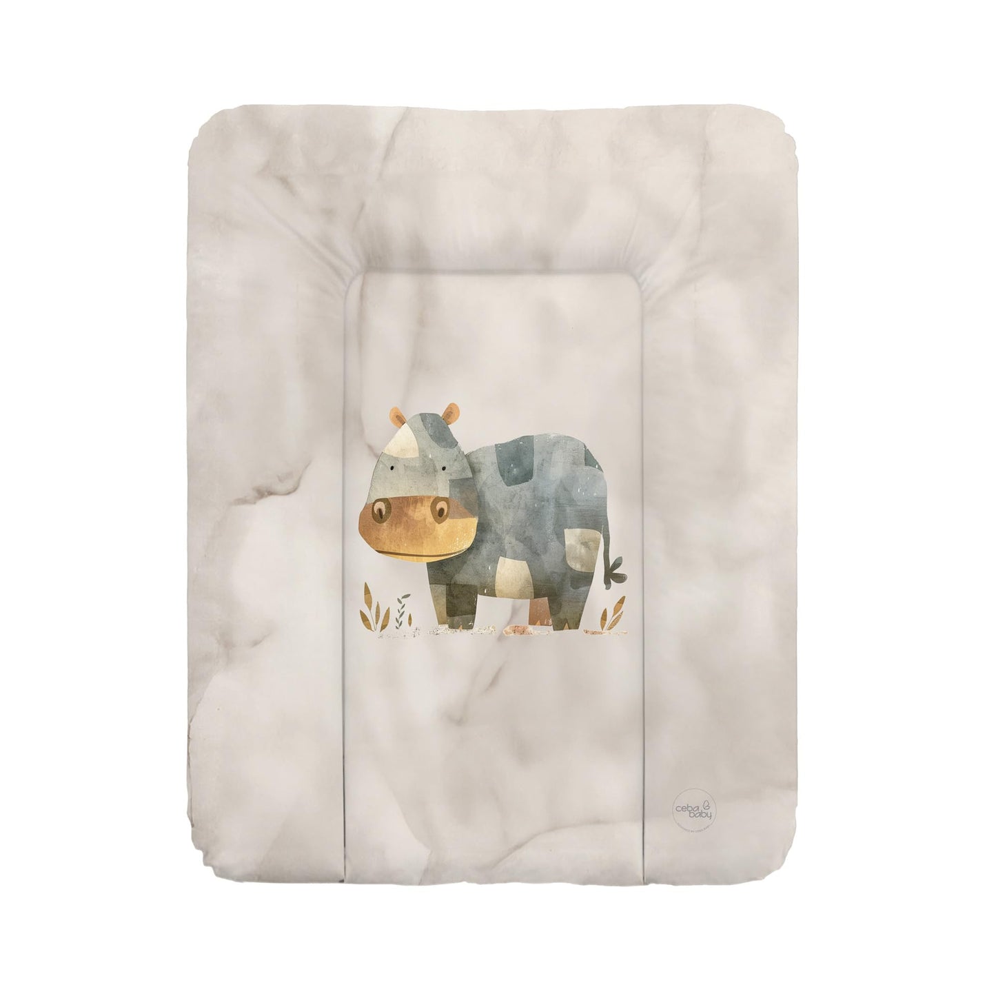 Ceba Baby® weiche Wickelauflage 50x70 cm - Baby Wickelunterlage - Wickeltischauflage für Junge und Mädchen - Wasserdicht, abwaschbar - OEKO-TEX® Standard 100 - Made in EU - Waldfreunde