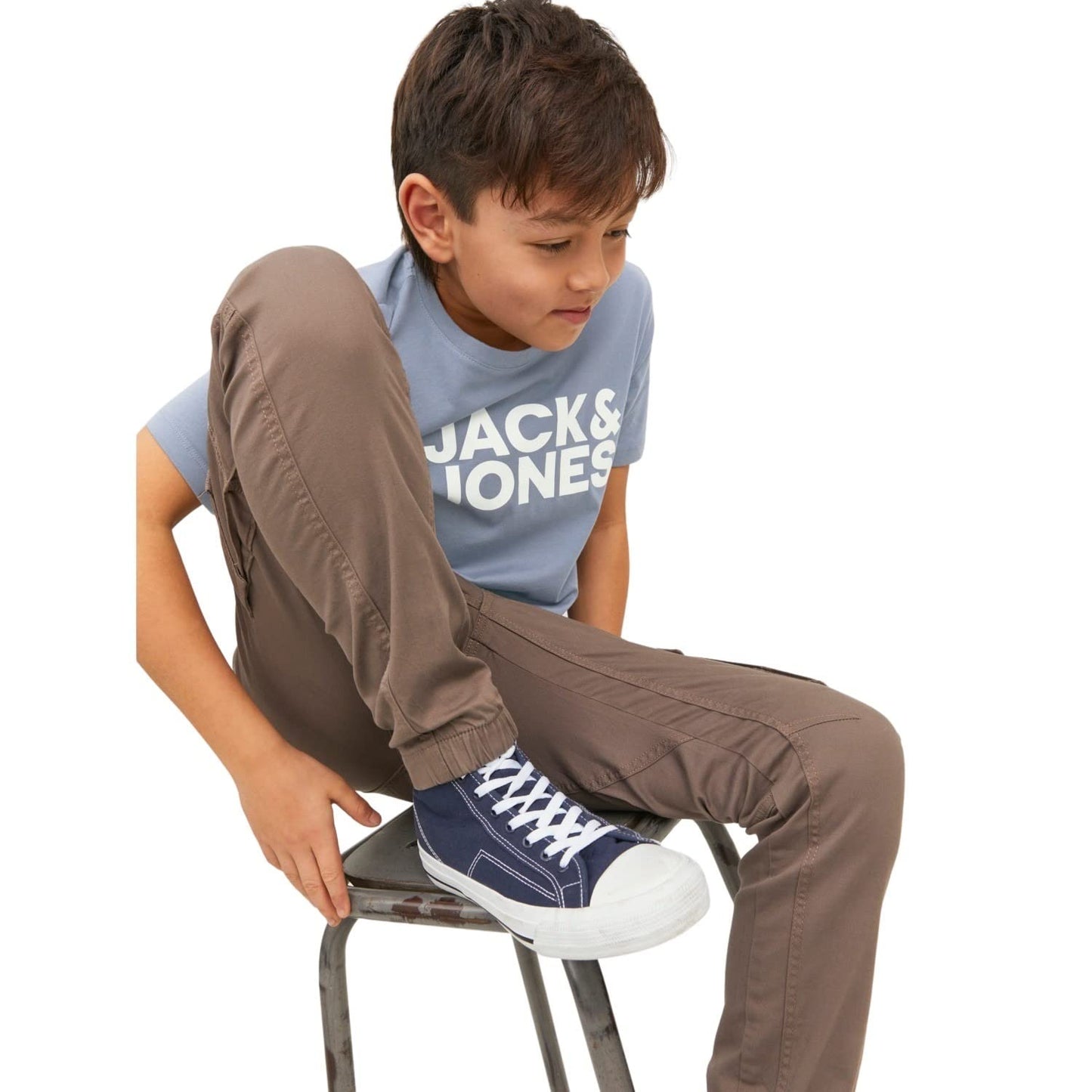 JACK & JONES Jungen Jjecorp Logo Tee Ss Crew Neck Noos Jr T-Shirt