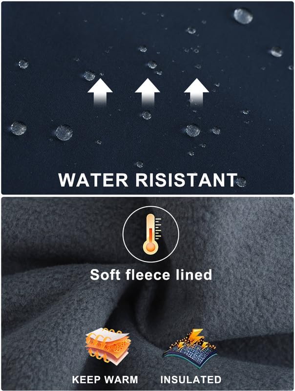 HFDWYJ Children's Softshell Trousers with Fleece Lining Waterproof Trousers Children's Outdoor Trousers Children's Ski Trousers Children's Hiking Trousers Children's Rain Trousers Sports Trousers Boys