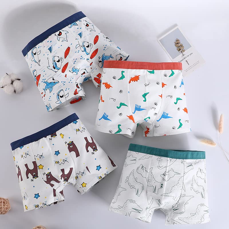 HAGOT 12er Pack Jungen Boxershorts aus Baumwolle Unterhosen, Jungen Unterhosen Baumwolle Boxershorts