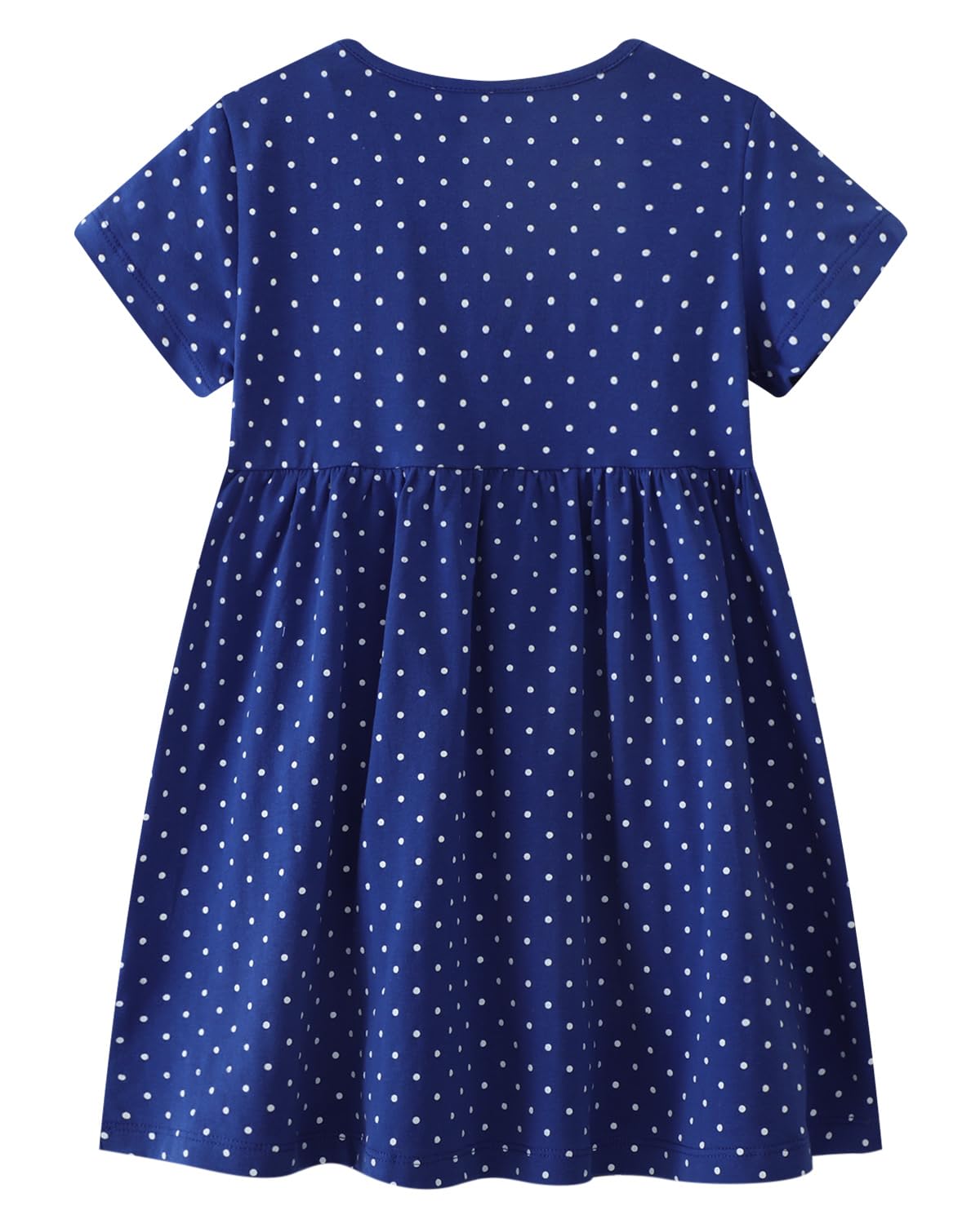 Beilei Creations Mädchen Kleider Kurzarm Baumwolle Kinder Kleid Süßes Muster Gr.85-140